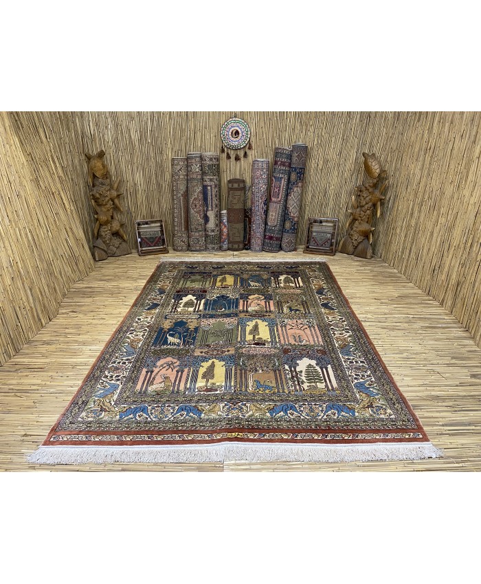 Handmade Turkish Kayseri Original Silk Carpet – FREE SHIPPING..!